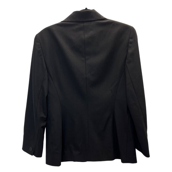 Lafayette 148 Black 2 Pcs Business Suit Set Blazer Sz 8 & Skirt Wool Blend Sz 10 - Picture 11 of 14